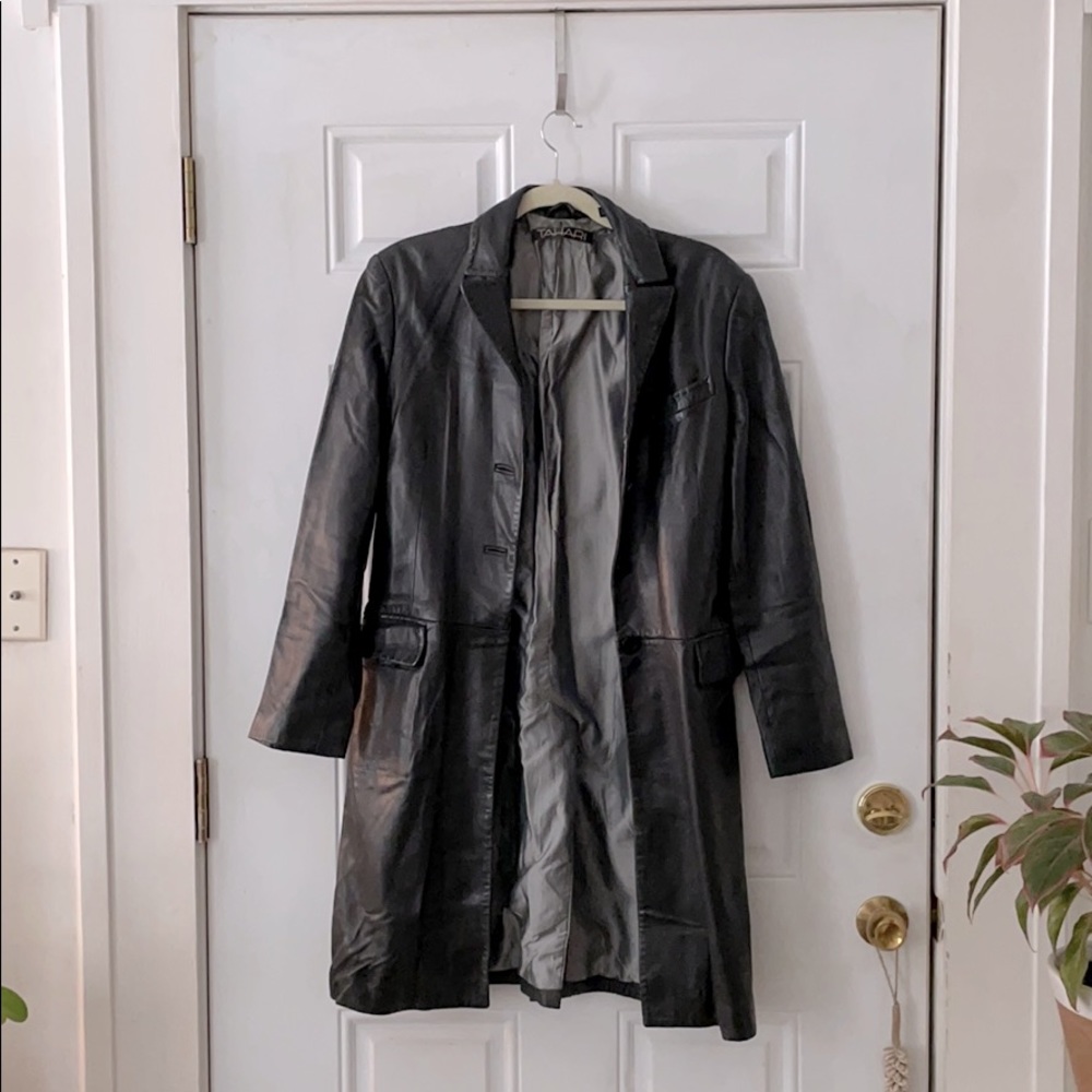 Vintage Leather Trench